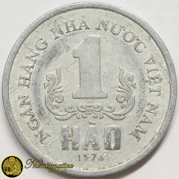 VIETNAM 1 HAO 1976 ALLUMINIO ALUMINUM §86