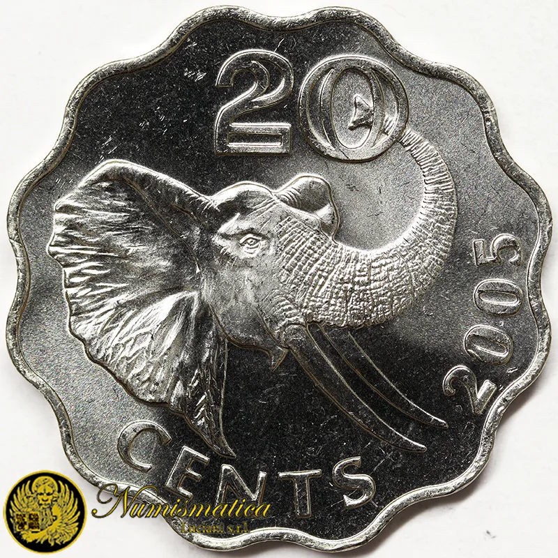 SWAZILAND 20 CENTS 2005 Fdc §97