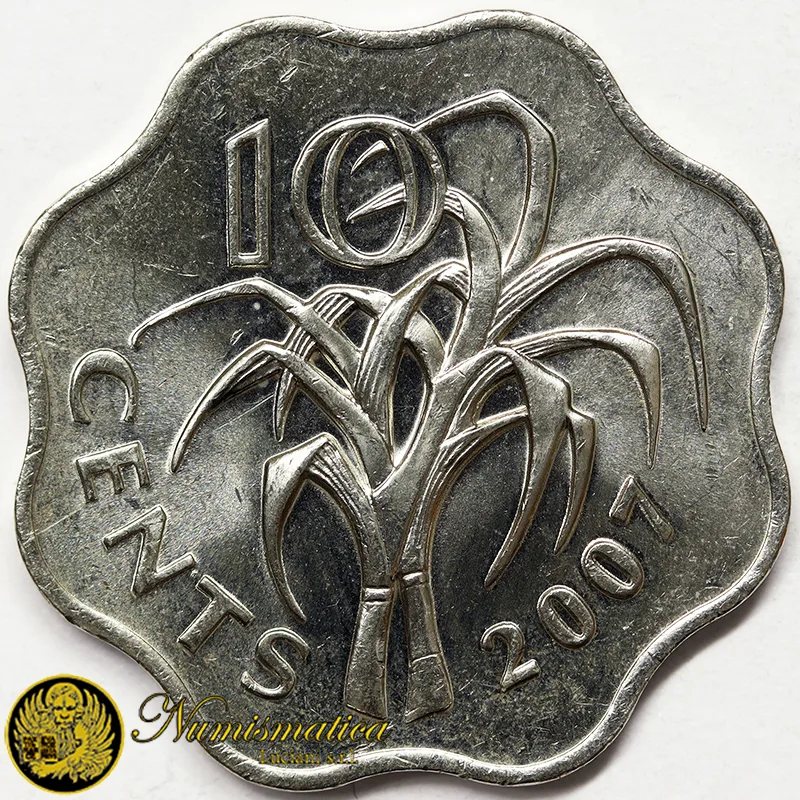 SWAZILAND 10 Cents 2007 Fdc §98