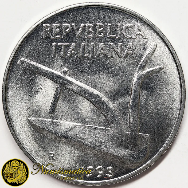 ITALIA 10 Lire 1993 Fdc da rotolino §409