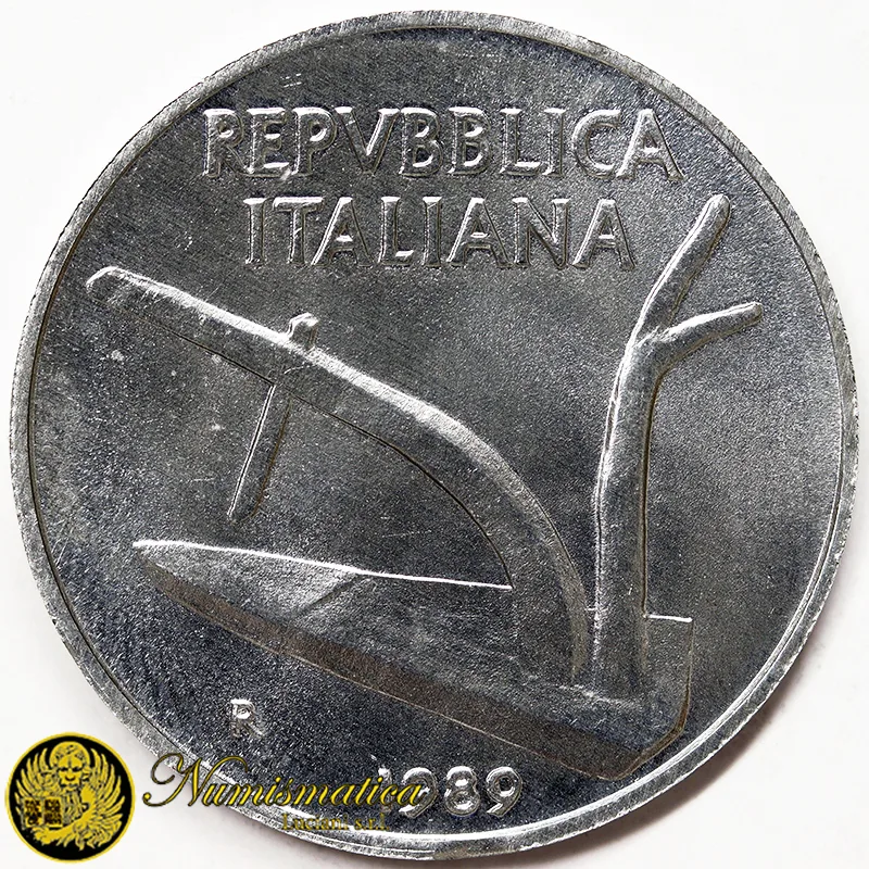 ITALIA 10 Lire 1989 Fdc da rotolino §410