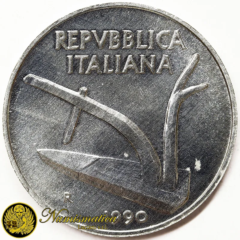ITALIA 10 Lire 1990 Fdc da rotolino §415