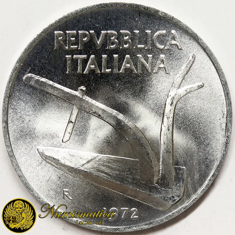 ITALIA 10 Lire 1972 Fdc da rotolino §419