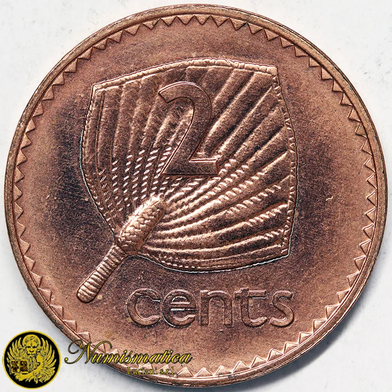 FIJI 2 CENTS 2001 Elisabetta II Fdc §797