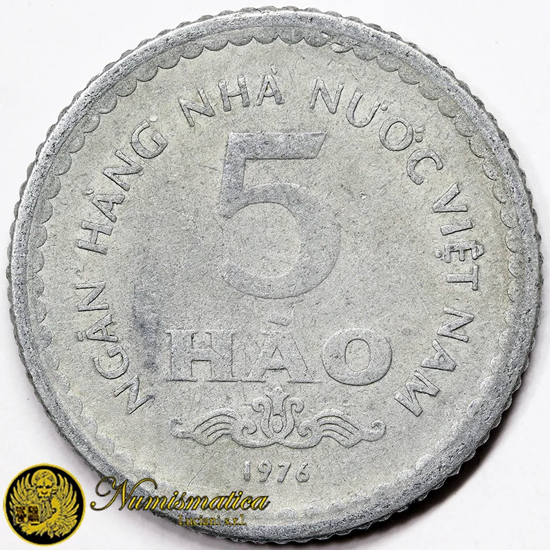 VIETNAM 5 HAO 1976 ALLUMINIO §119