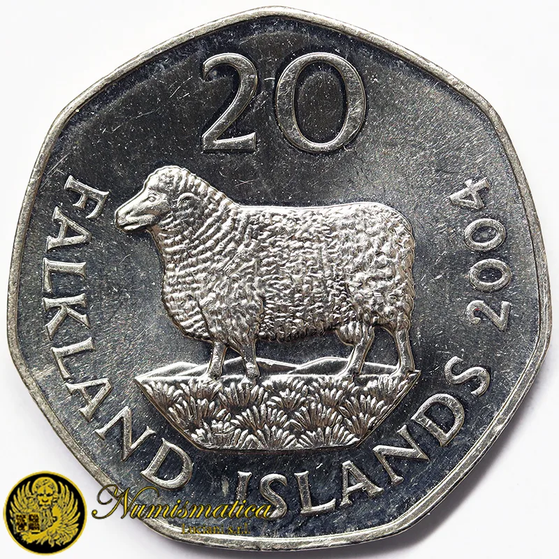 ISOLE FALKLAND 20 Pence 2003 pecora Fdc §120