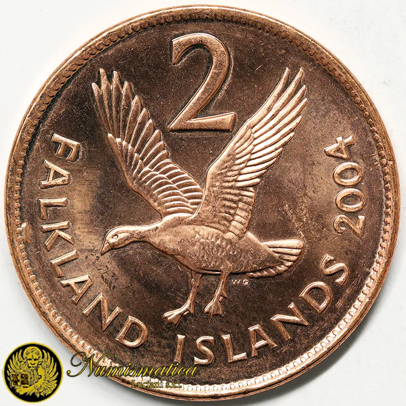 ISOLE FALKLAND 2 Pence 2004 Fdc §123