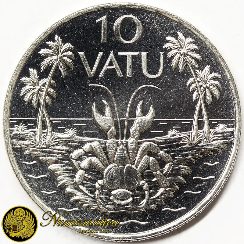 VANUATU 10 VATU 2009 Granchio Fdc §128