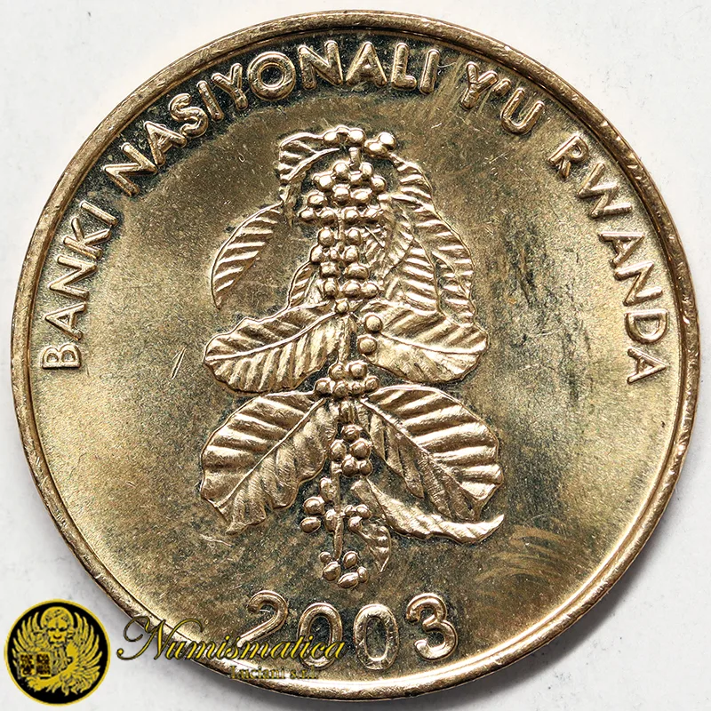 RUANDA 5 FRANCHI 2003 Fdc §136
