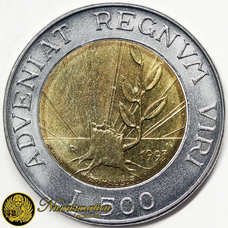 500 LIRE 1993 ADUENIAT REGNUM SAN MARINO Fdc Unc §201
