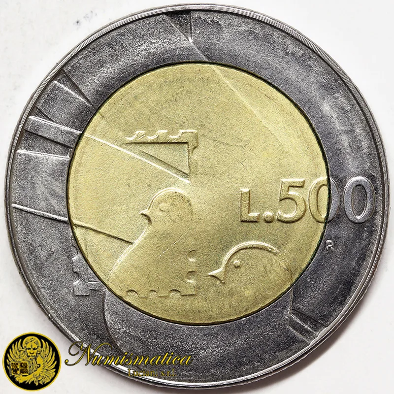 SAN MARINO 500 Lire 1990 Colombe REPUBBLICA E MONDO Fdc §673