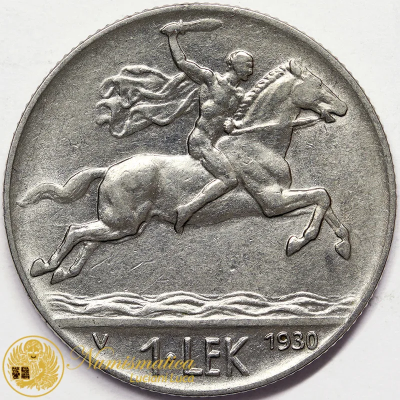 ALBANIA 1 LEK 1930 zecca Vienna #4959