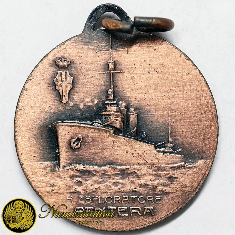 Medaglia Regio Esploratore Pantera CONIO MODERNO #MD786