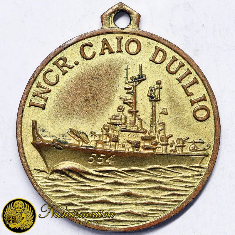 MEDAGLIA INCROCIATORE ” CAIO DUILIO ” REPUBBLICA ITALIANA #MD788