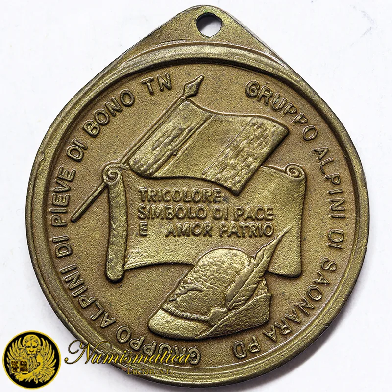 MEDAGLIA GRUPPO ALPINO  PIEVE DI BONO ( TN ) E SAONARA ( PD ) 1988 #MD811
