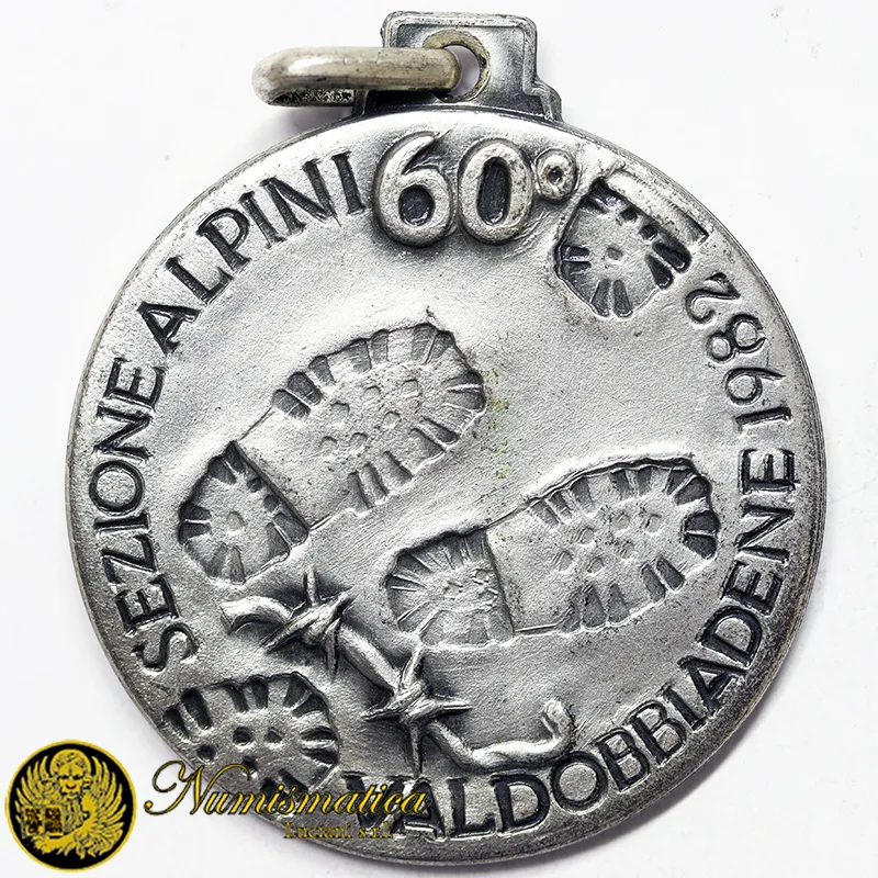 MEDAGLIA 60° SEZIONE ALPINI VALDOBBIADENE 1982 #MD1273