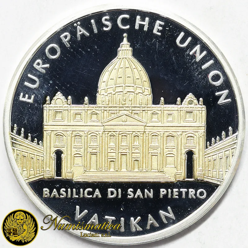 MEDAGLIA BASILICA SAN PIETRO Argento 999 8,00 gr #MD1309