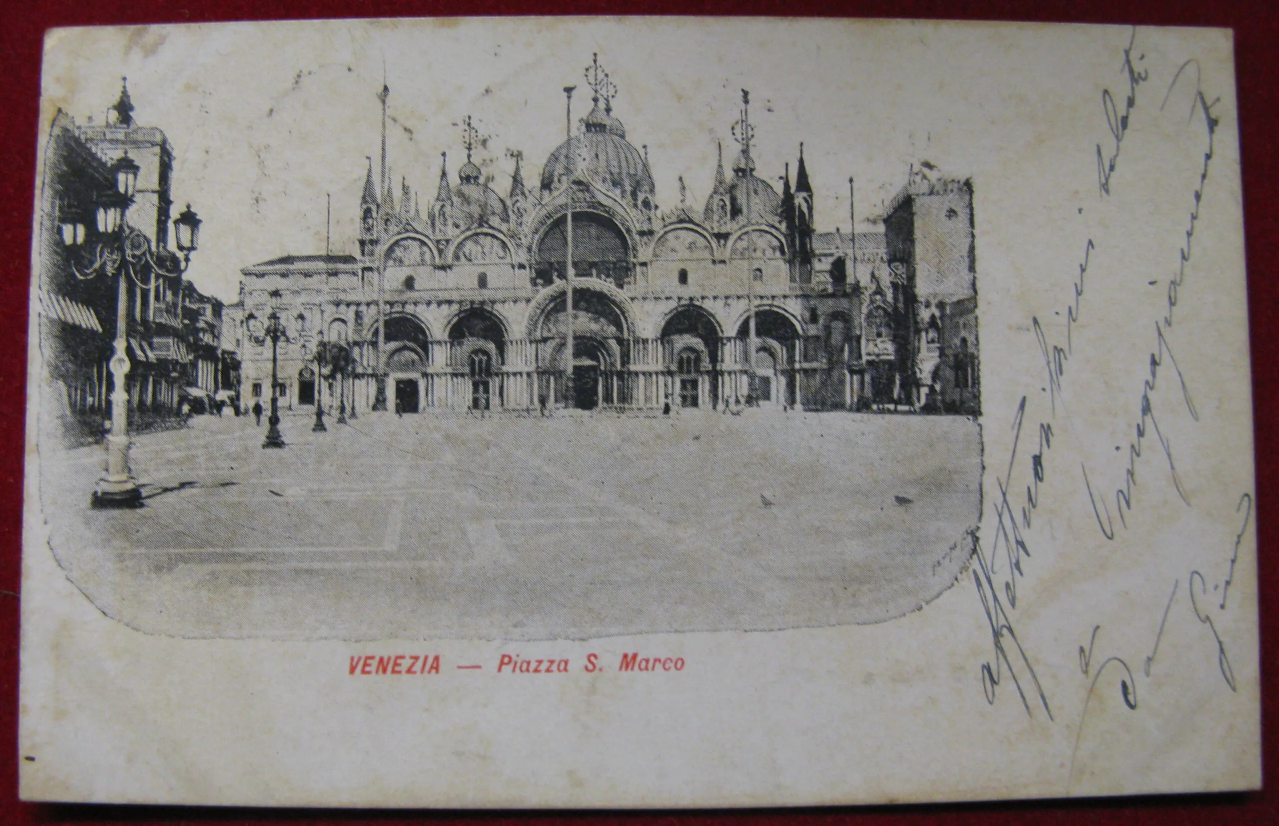 VENEZIA Piazza San Marco viaggiata “900 #10091