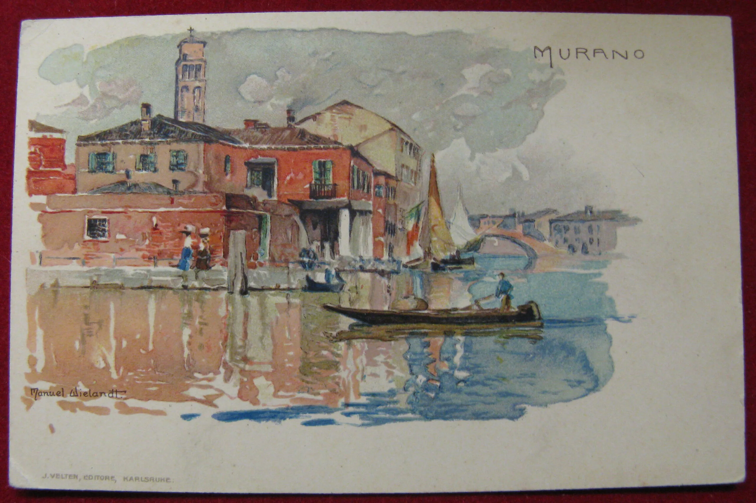 MURANO ILLUSTRATA M. WIELANDT ANNI 10 NON VIAGGIATA #3281