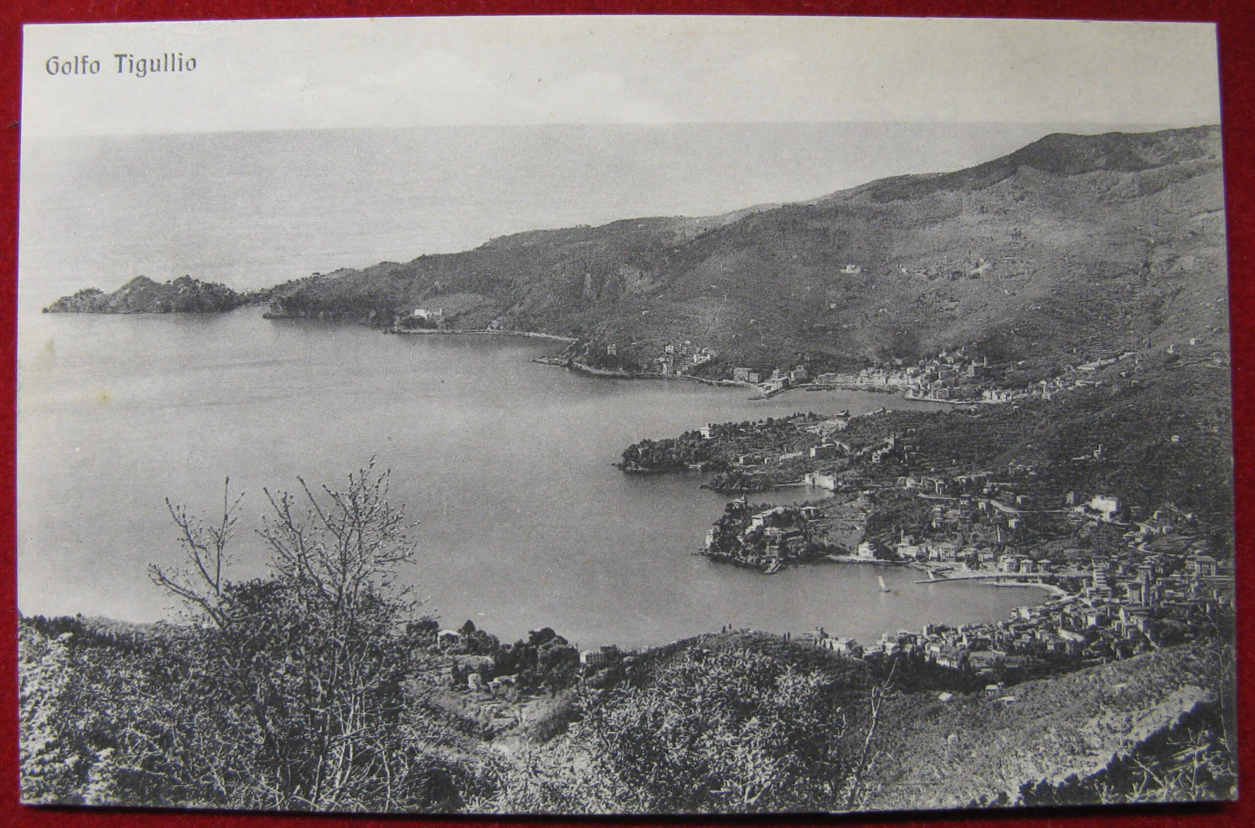 GOLFO TIGULLIO PANORAMA NON VIAGGIATA ANNI 20/30 #6308