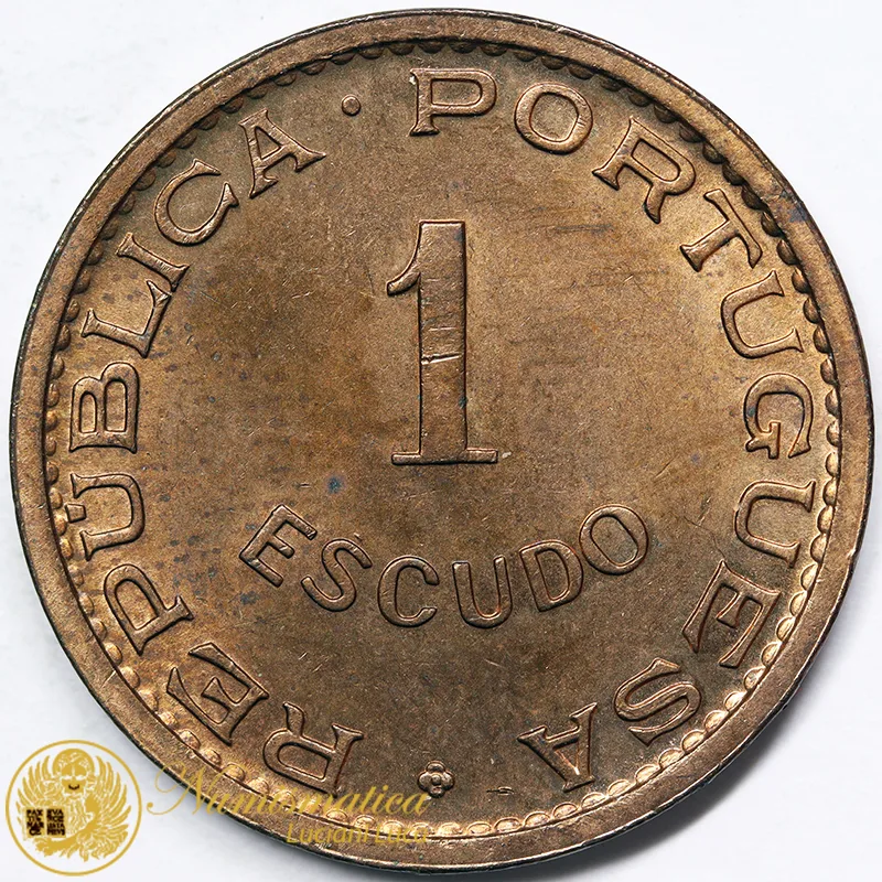 TIMOR 1 Escudo 1970 #5254