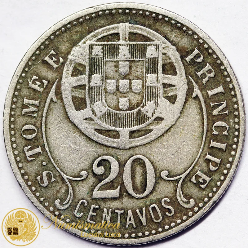 São Tomé and Príncipe 20 centavos 1929 #5283