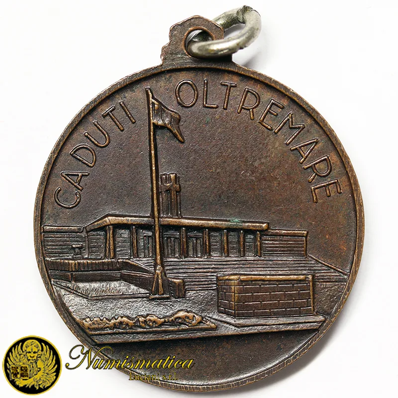 MEDAGLIA SACRARIO DI BARI CADUTI OLTREMARE anni 50 #394