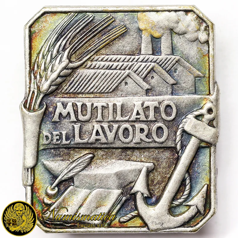 DISTINTIVO con piedino MUTILATO DEL LAVORO #665