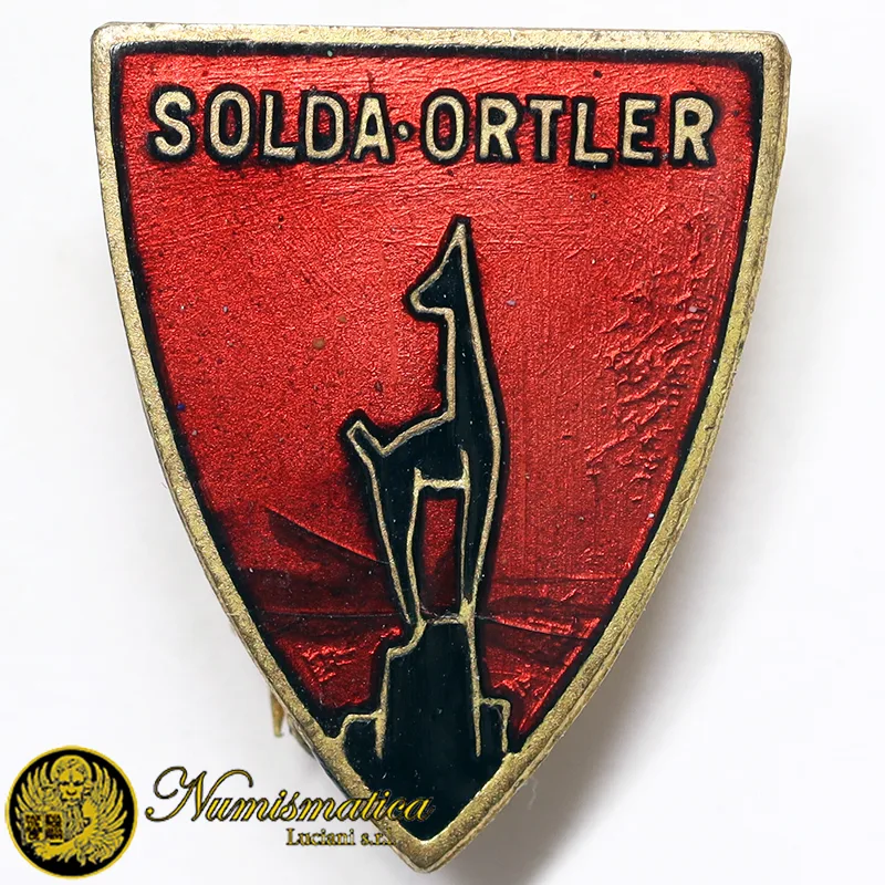 SPILLA SOLDA ORTLER  VAL VENOSTA  BOLZANO con smalti #672