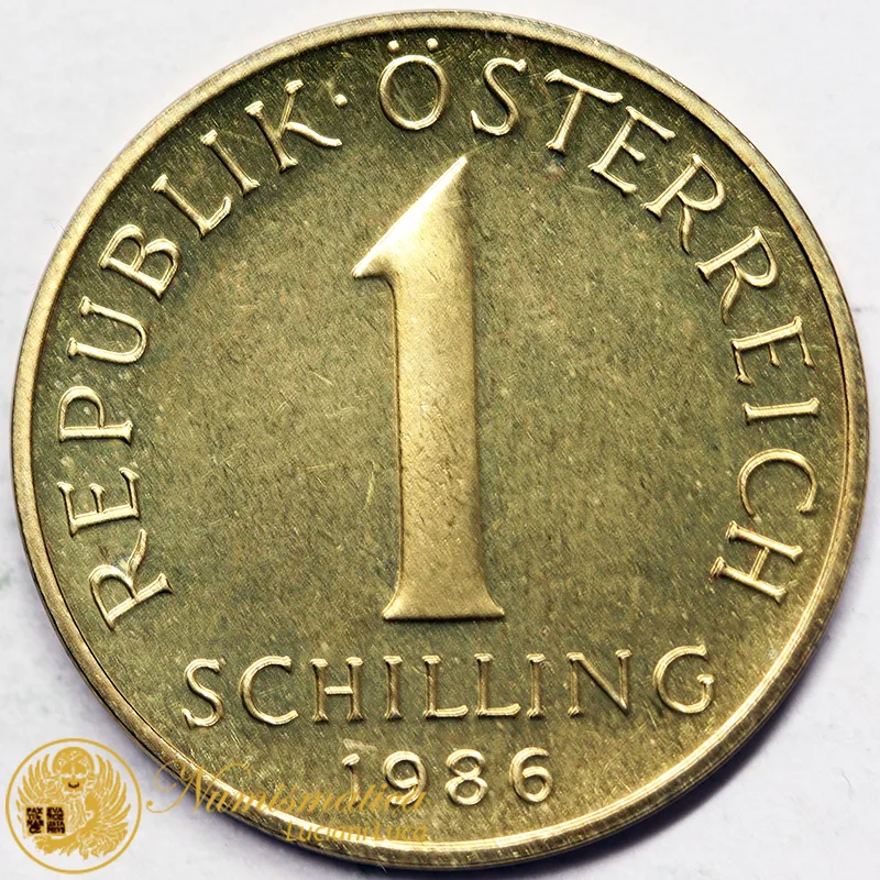 AUSTRIA 1 SCELLINO 1986 #5552