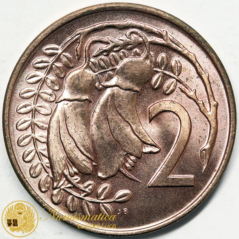 NUOVA ZELANDA 2 Cents 1969 Elisabetta II Fdc #5777