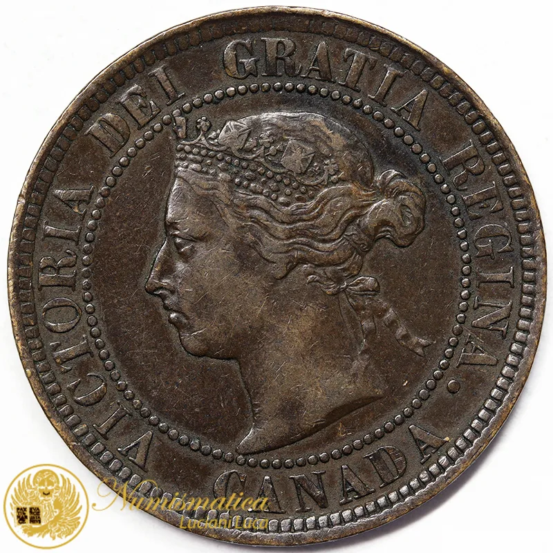 CANADA 1 CENT 1884 Confederation #5855