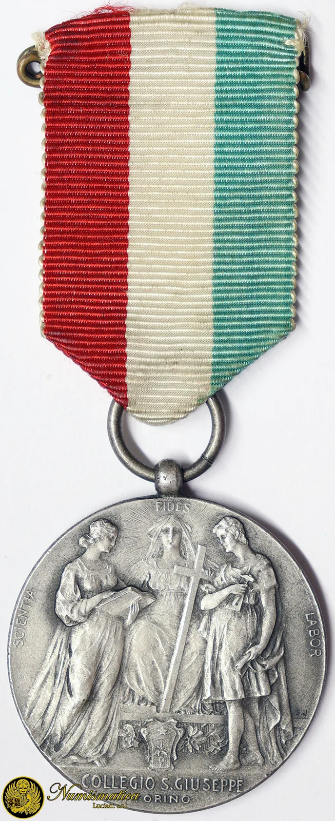 MEDAGLIA 1939/40 Collegio San Giuseppe TORINO V° Ginnasio #N61