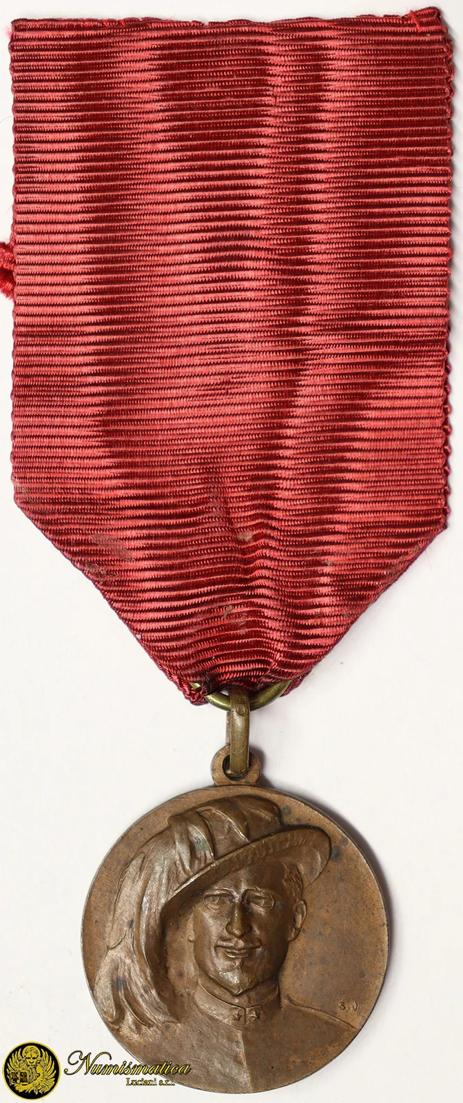 Medaglia 1920 BOLOGNA Giulio GIiordani Bersagliere Eroe #N77