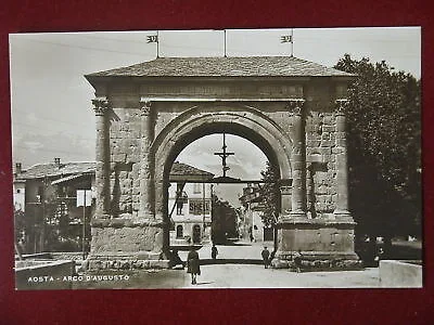 AOSTA Arco D’Augusto animata no viaggiata anni 20 #7880