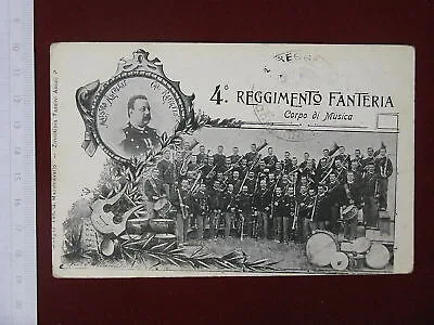 FANTERIA 4° Reggimento Corpo di Musica viaggiata “900 #4226