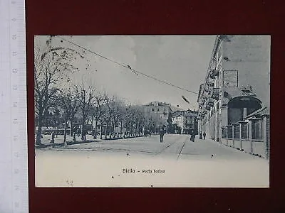 BIELLA Porta Torino viaggiata anni 20 #3963