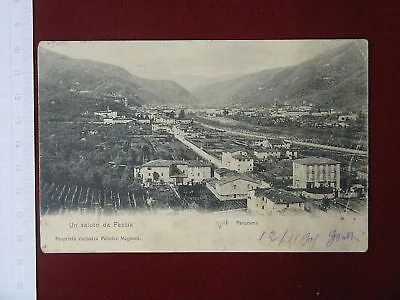 PESCIA (PT) PANORAMA INIZI ‘900 VIAGGIATA #3806