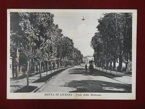 MOTTA – VIALE DELLA MADONNA – VIAGGIATA  ANNI 50 FG #5258