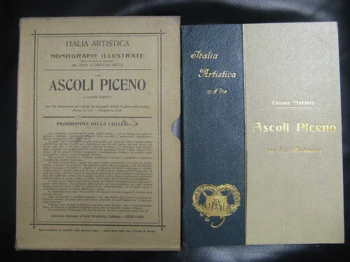 ASCOLI PICENO Monografie ILLUSTRATE Cesare Mariotti 1913 #L210