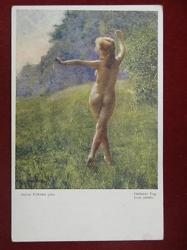 NUDO DI DONNA illustrata non viaggiata anni 10 #8865