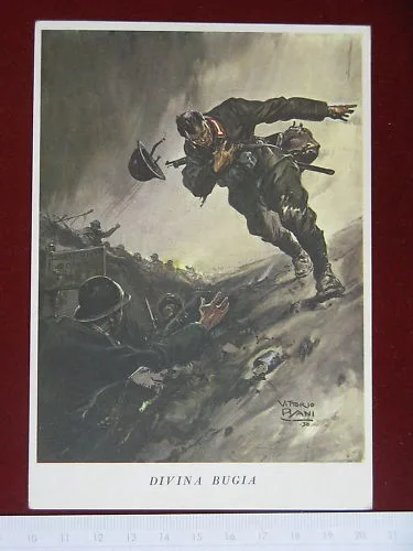 ILLUSTRATA Vittorio Pisani – Divina Bugia Granatieri Sardegna –  Non viaggiata #4103
