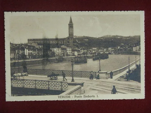 VERONA Ponte Umberto I non viaggiata “900 #10021