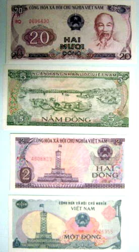 VIETNAM LOTTO 4 BANCONOTE #B420