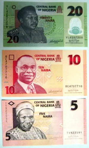 NIGERIA LOTTO 3 BANCONOTE #B56