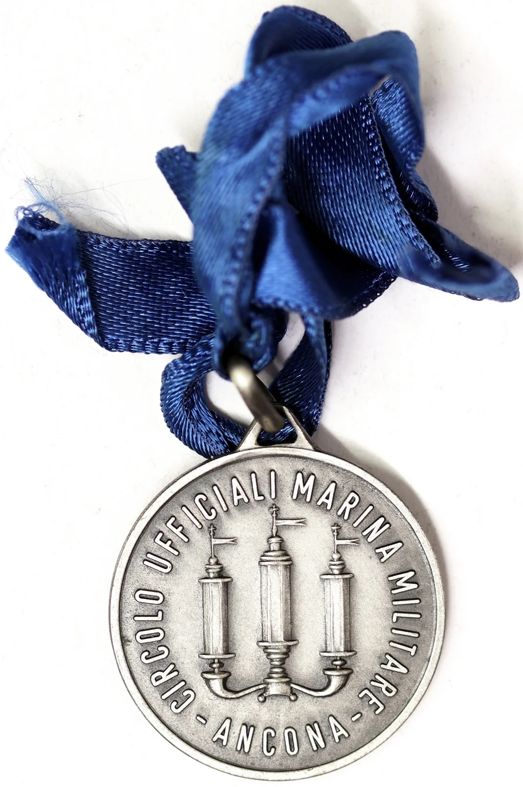 Medaglia CIRCOLO UFFICIALI MARINA MILITARE Ancona argento #N190