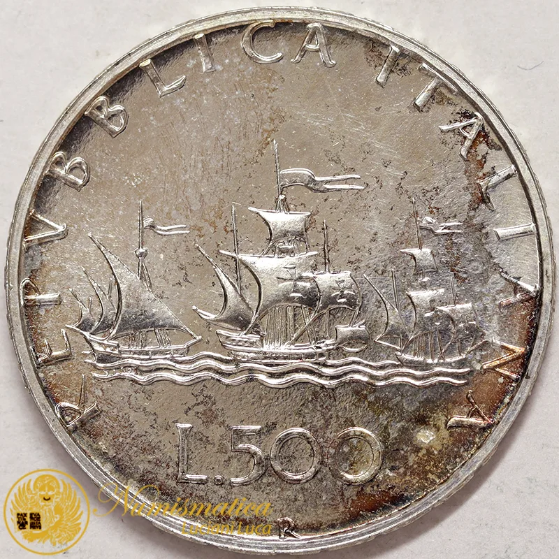 ITALIA 500 LIRE 1985 Ag #995
