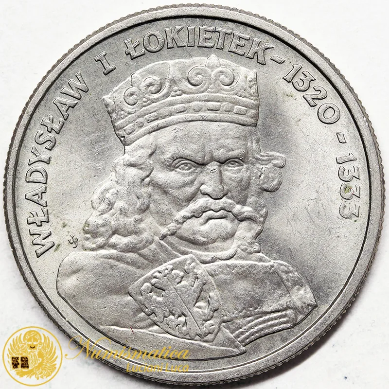 POLONIA 100 ZLOTY 1986 Ladislaus I Nichel #4108