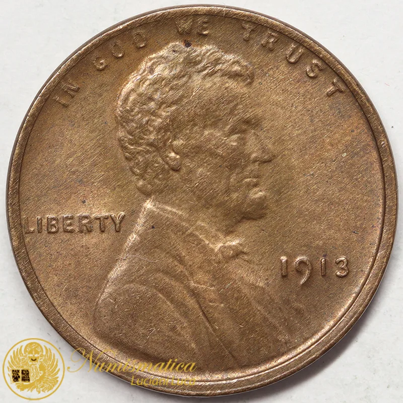 STATI UNITI 1 CENT 1913 Lincoln #7127