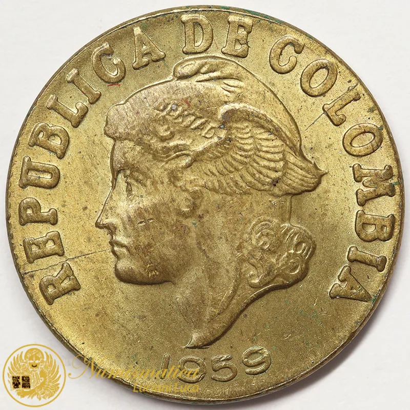 COLOMBIA 2 Centavos 1959 #7211